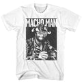 Macho Man - Black & White Photo - Short Sleeve - Adult - T-Shirt