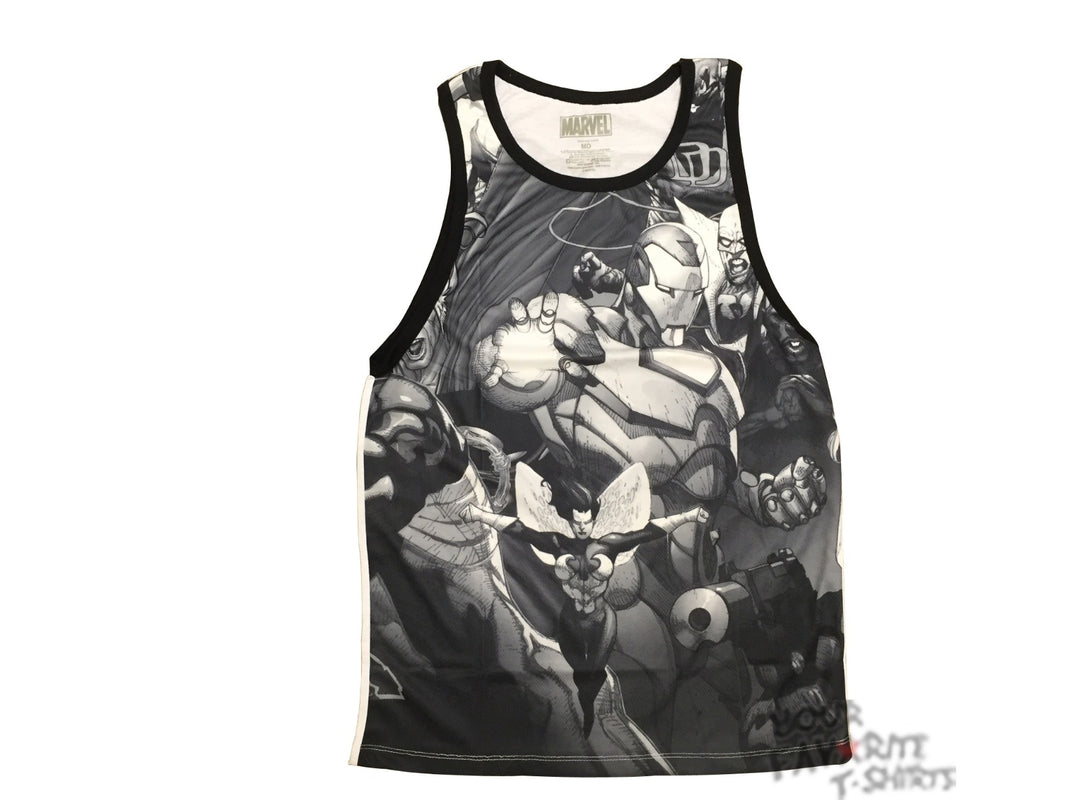 Avengers Big Red One Marvel Sublimated Print Adult Tank Top