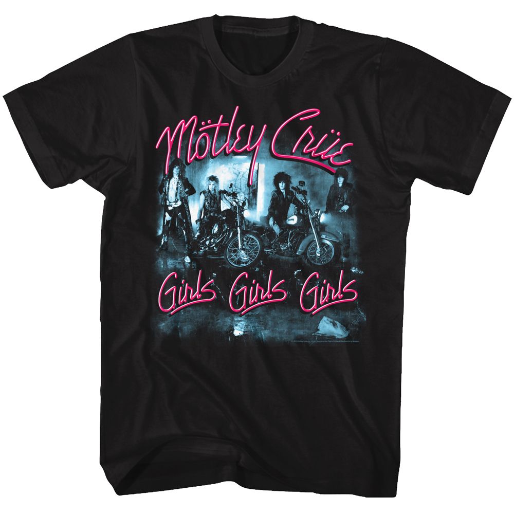 Motley Crue - Girls Girls Girls - Short Sleeve - Adult - T-Shirt