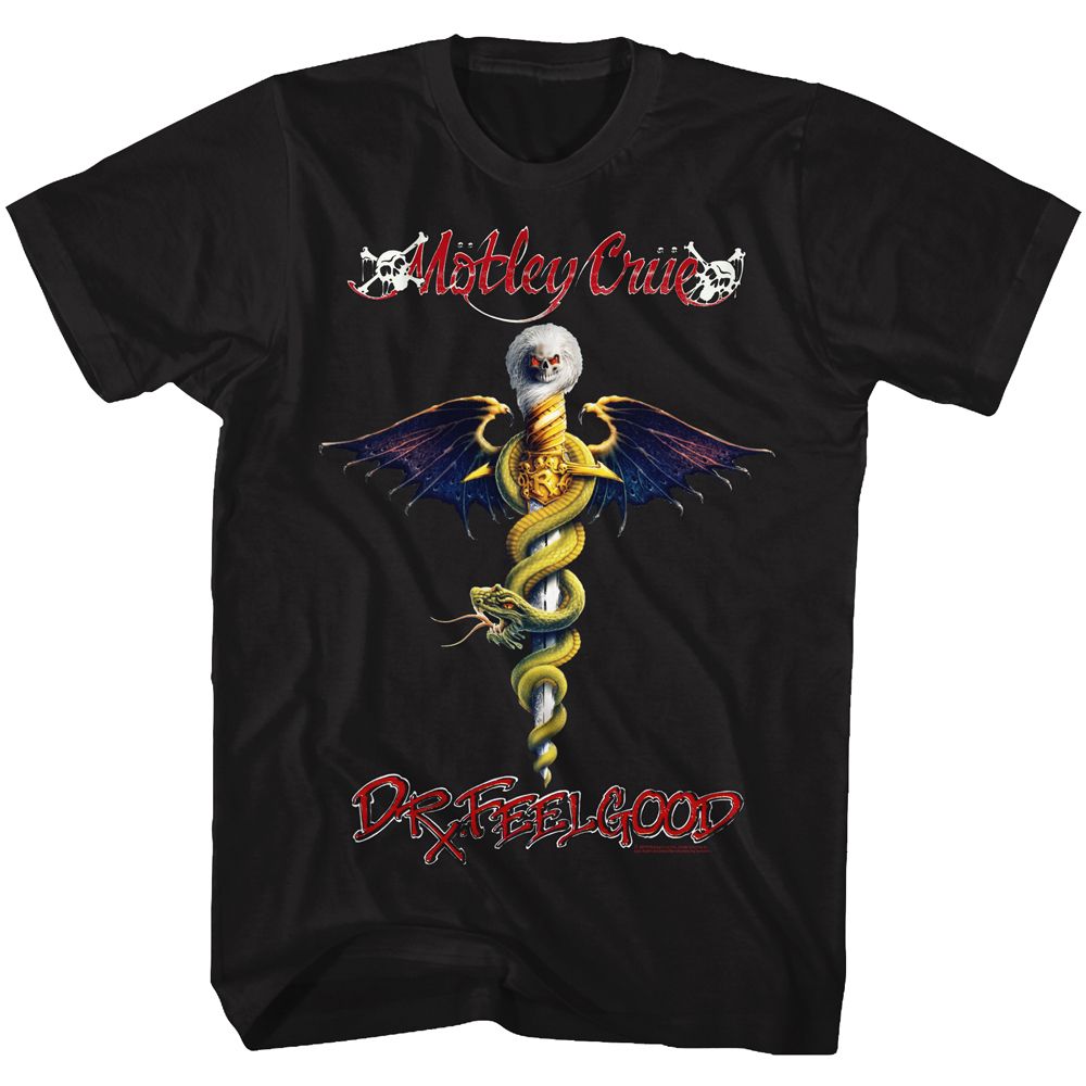 Motley Crue - Dr Feel Good - Short Sleeve - Adult - T-Shirt
