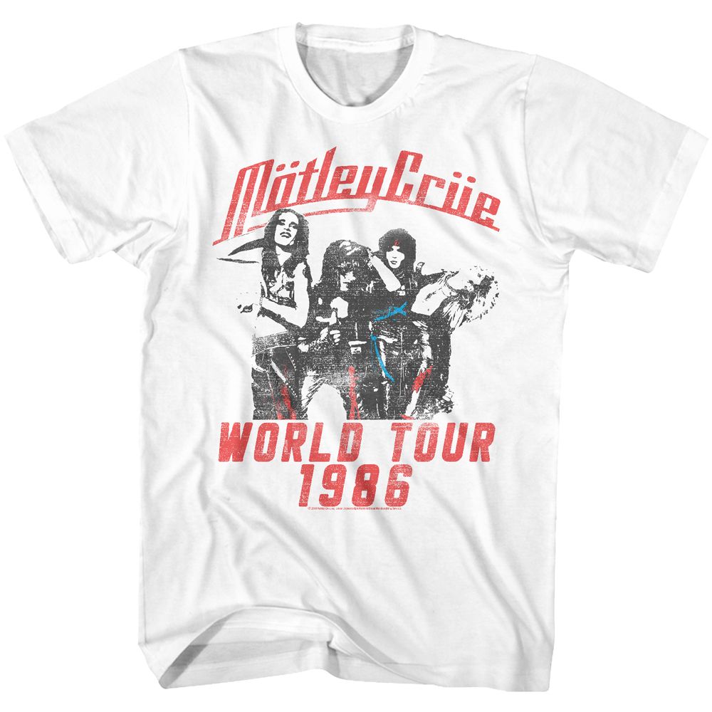 Motley Crue - World Tour - Short Sleeve - Adult - T-Shirt