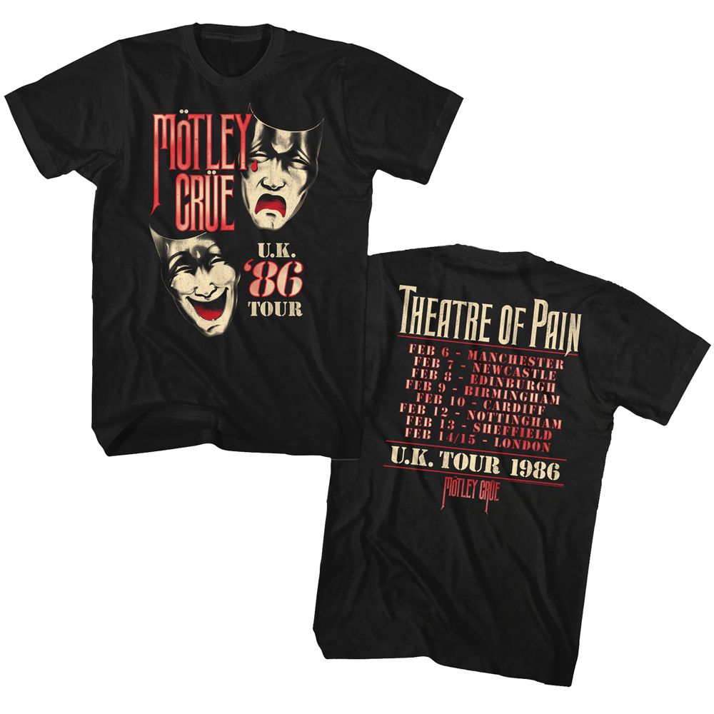 Motley Crue - UK Tour - Short Sleeve - Adult - T-Shirt