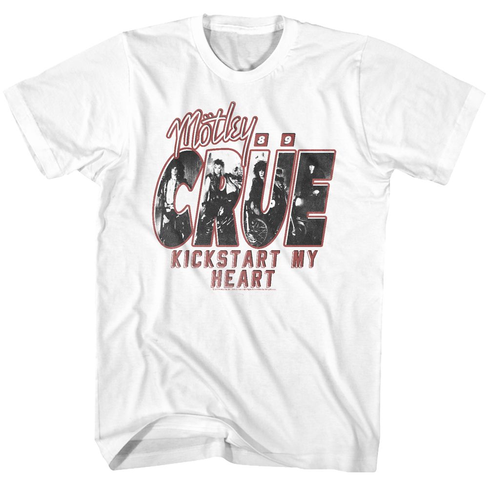 Motley Crue - Kickstart My Heart - Short Sleeve - Adult - T-Shirt