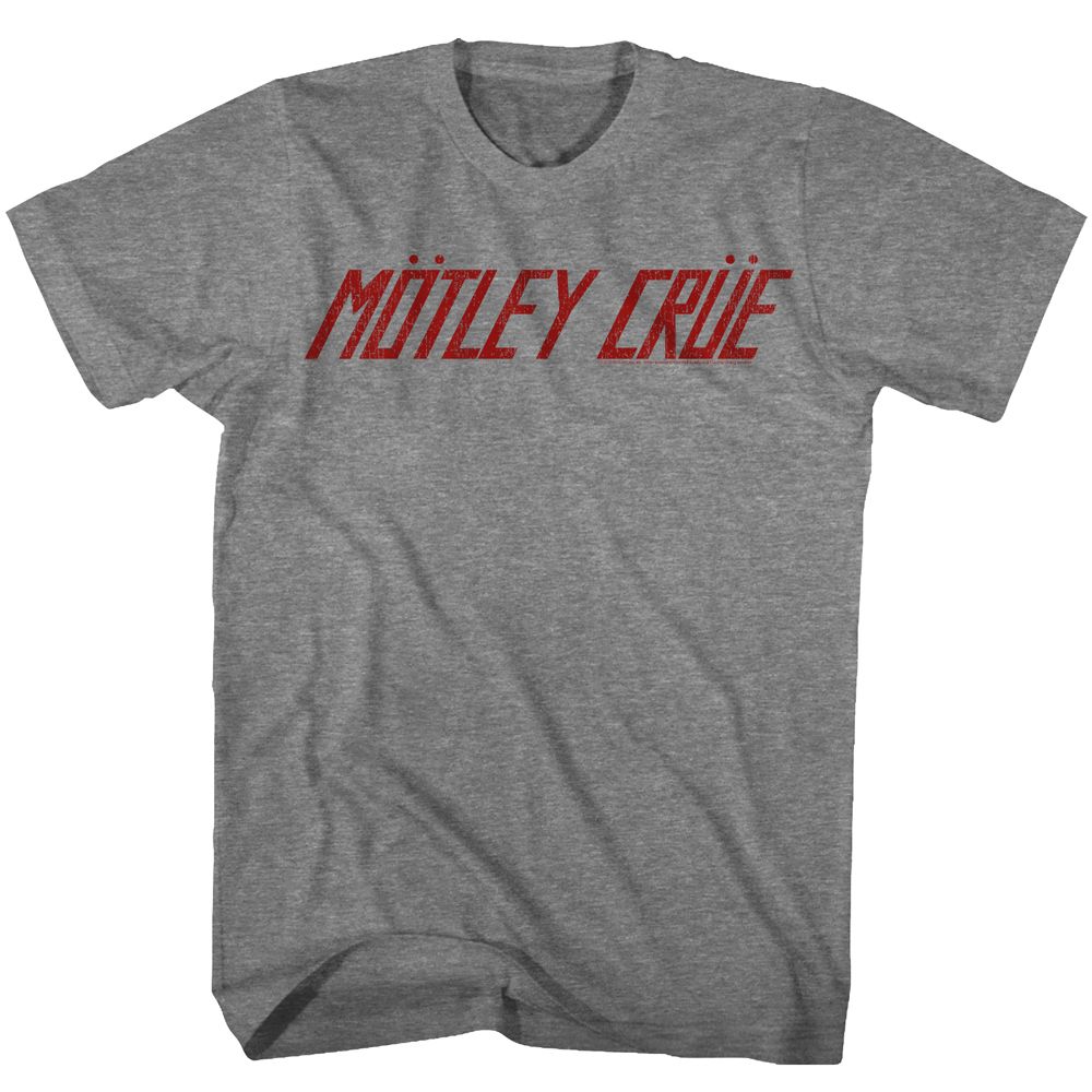 Motley Crue - Logo - Short Sleeve - Heather - Adult - T-Shirt