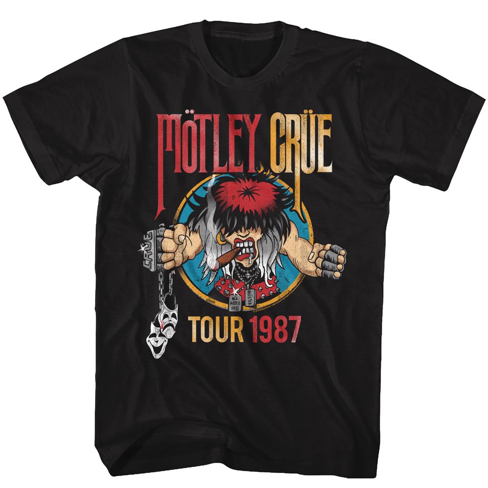 Motley Crue - Tour 1987 - Short Sleeve - Adult - T-Shirt