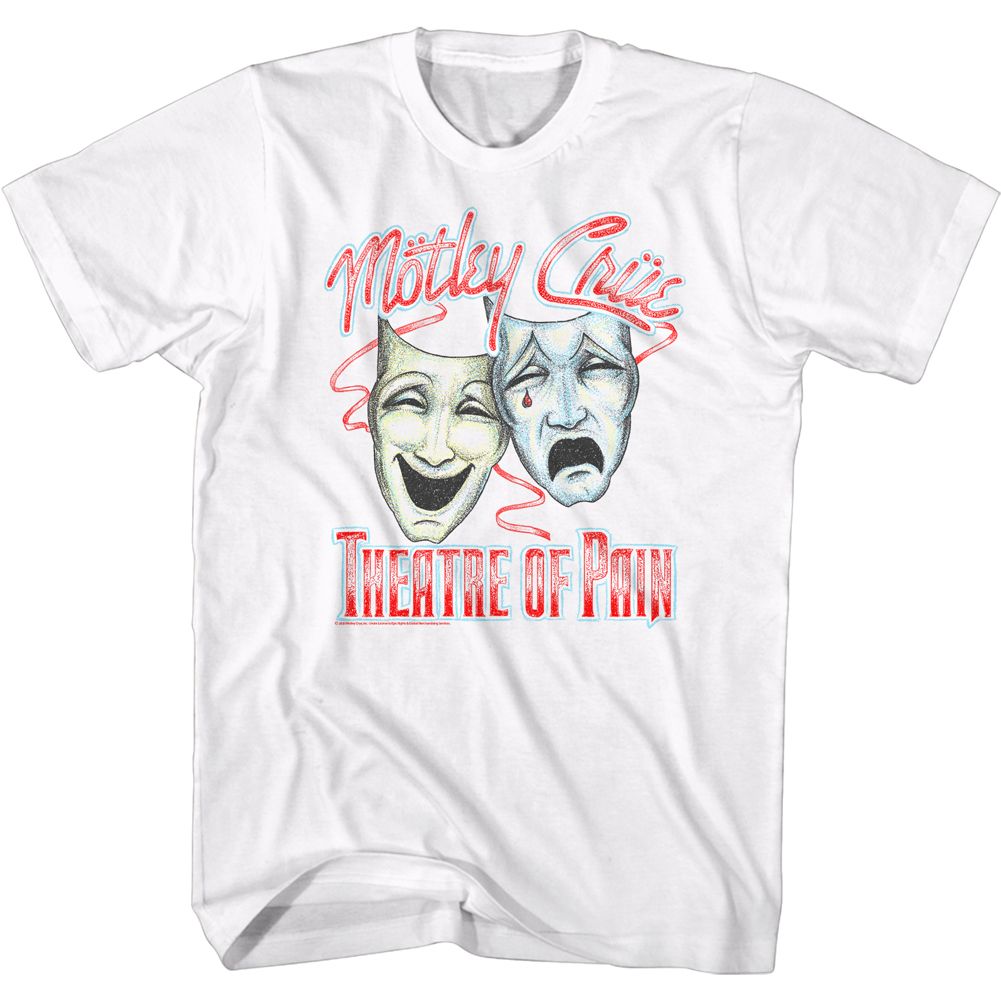 Motley Crue - Dotty Masks - Short Sleeve - Adult - T-Shirt