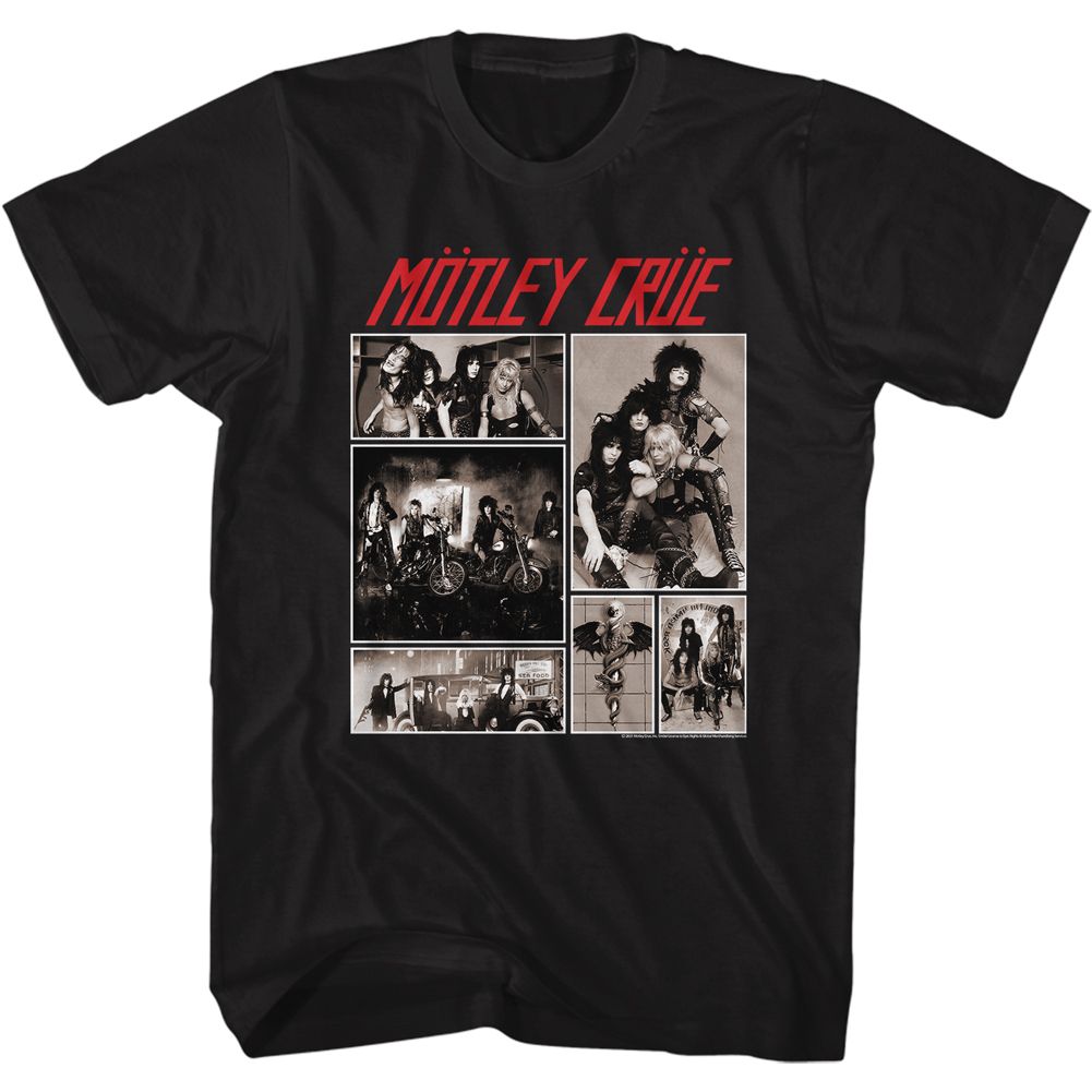 Motley Crue - Motley Pics - Short Sleeve - Adult - T-Shirt