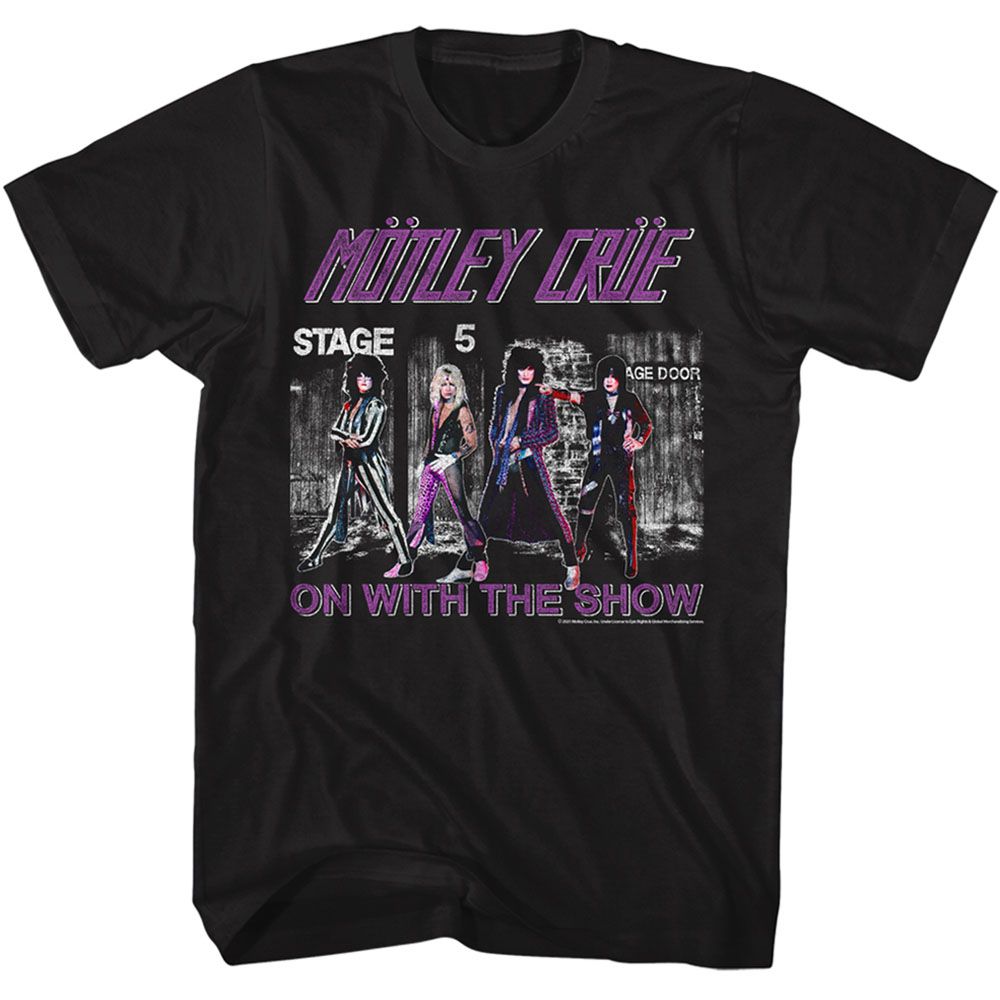 Motley Crue - On With The Show - Short Sleeve - Adult - T-Shirt