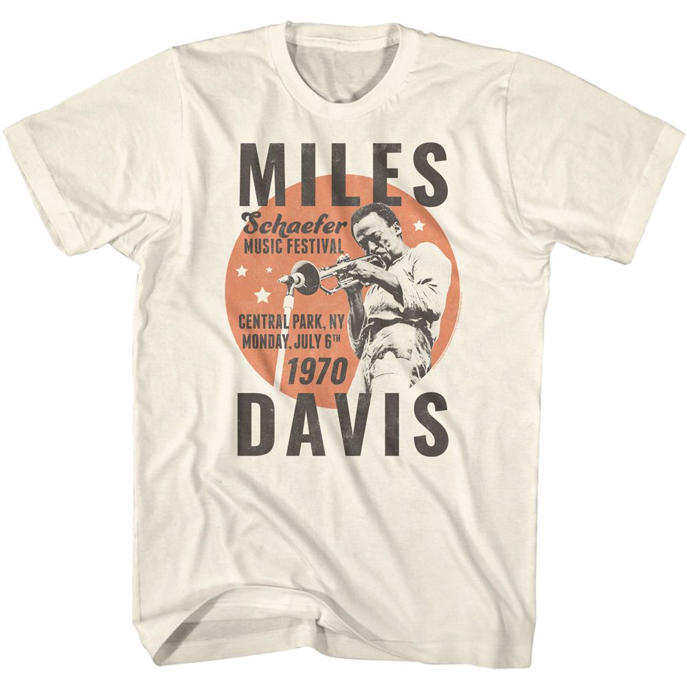 Miles Davis - 1970 Circle - Short Sleeve - Adult - T-Shirt