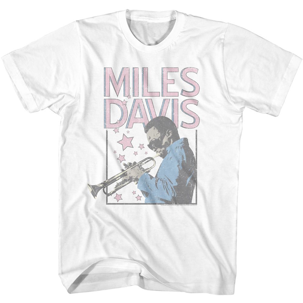 Miles Davis - Stars & Rectangle - Short Sleeve - Adult - T-Shirt