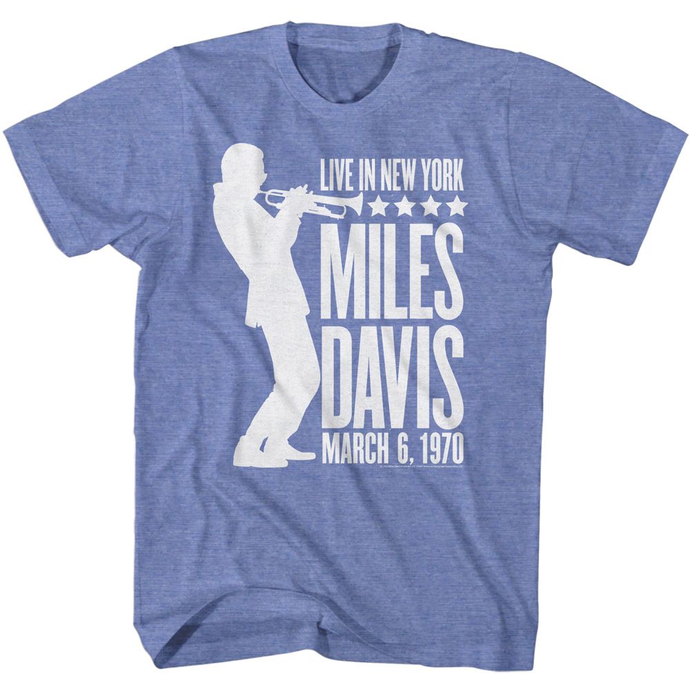 Miles Davis - Silhouette - Short Sleeve - Adult - T-Shirt