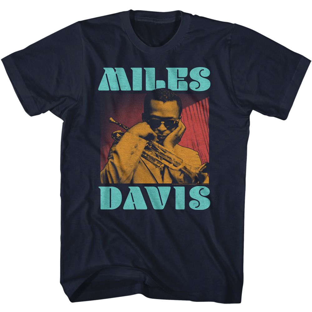 Miles Davis - Tri Color - Short Sleeve - Adult - T-Shirt