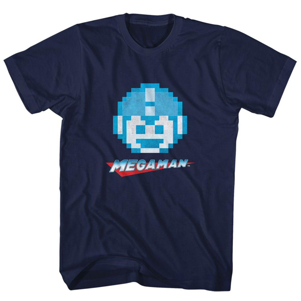 Mega Man - Mega Face - Short Sleeve - Adult - T-Shirt