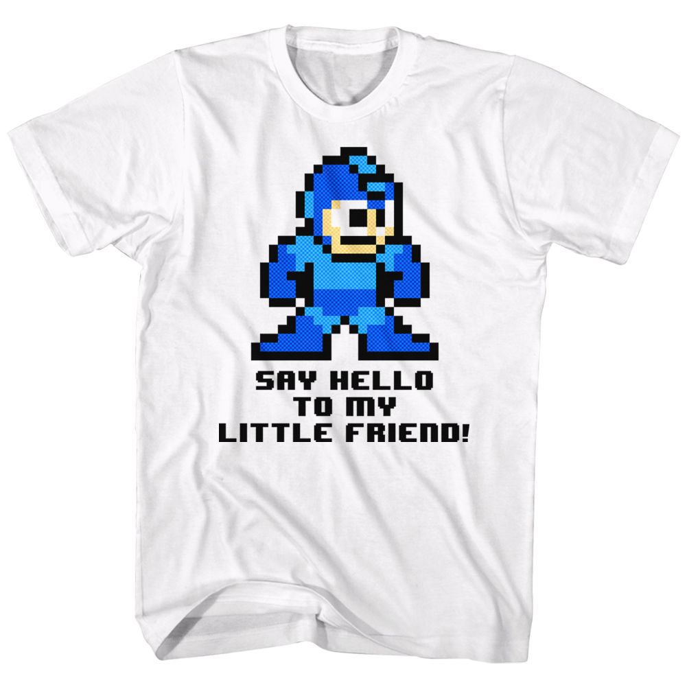 Mega Man - Say Hello To My Little Friend - Short Sleeve - Adult - T-Shirt