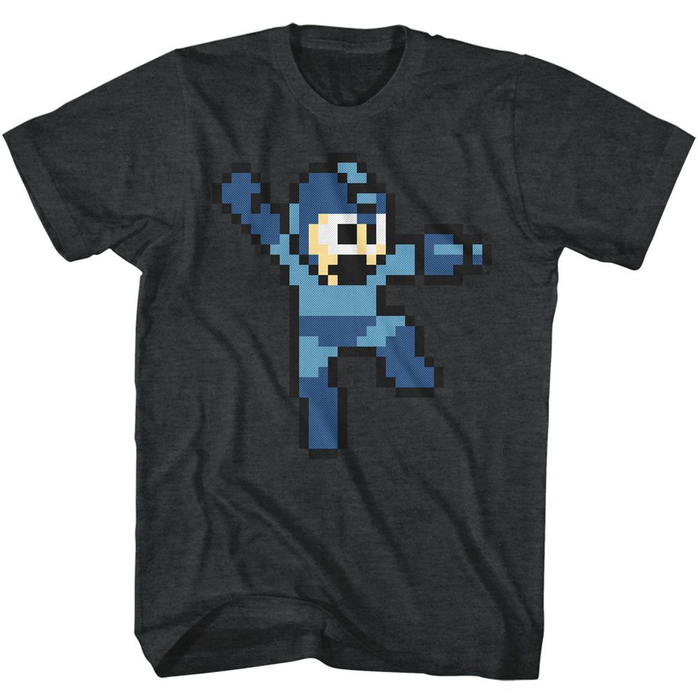 Mega Man - Jumpman - Short Sleeve - Heather - Adult - T-Shirt