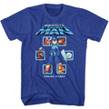 Mega Man - MM1 Select Screen Remix - Short Sleeve - Adult - T-Shirt