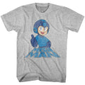 Mega Man - Right On - Short Sleeve - Heather - Adult - T-Shirt