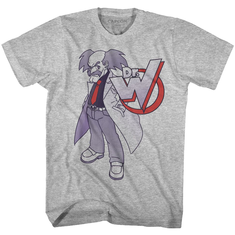 Mega Man - Dr. Willy - Short Sleeve - Heather - Adult - T-Shirt