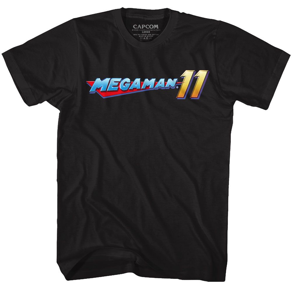 Mega Man - Mega Logo - Short Sleeve - Adult - T-Shirt