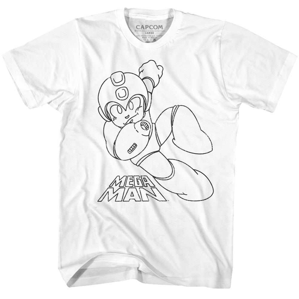 Mega Man - Warped Rock - Short Sleeve - Adult - T-Shirt