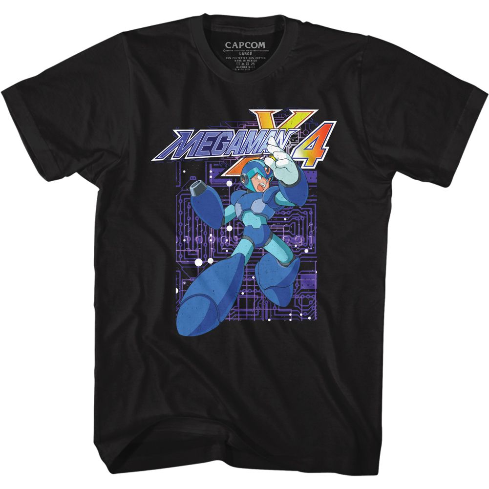 Mega Man - Megaman X4 Digital - Short Sleeve - Adult - T-Shirt