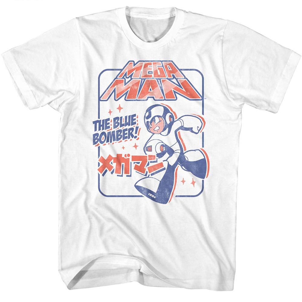 Mega Man - Megaman Blue Bomber Again - Short Sleeve - Adult - T-Shirt