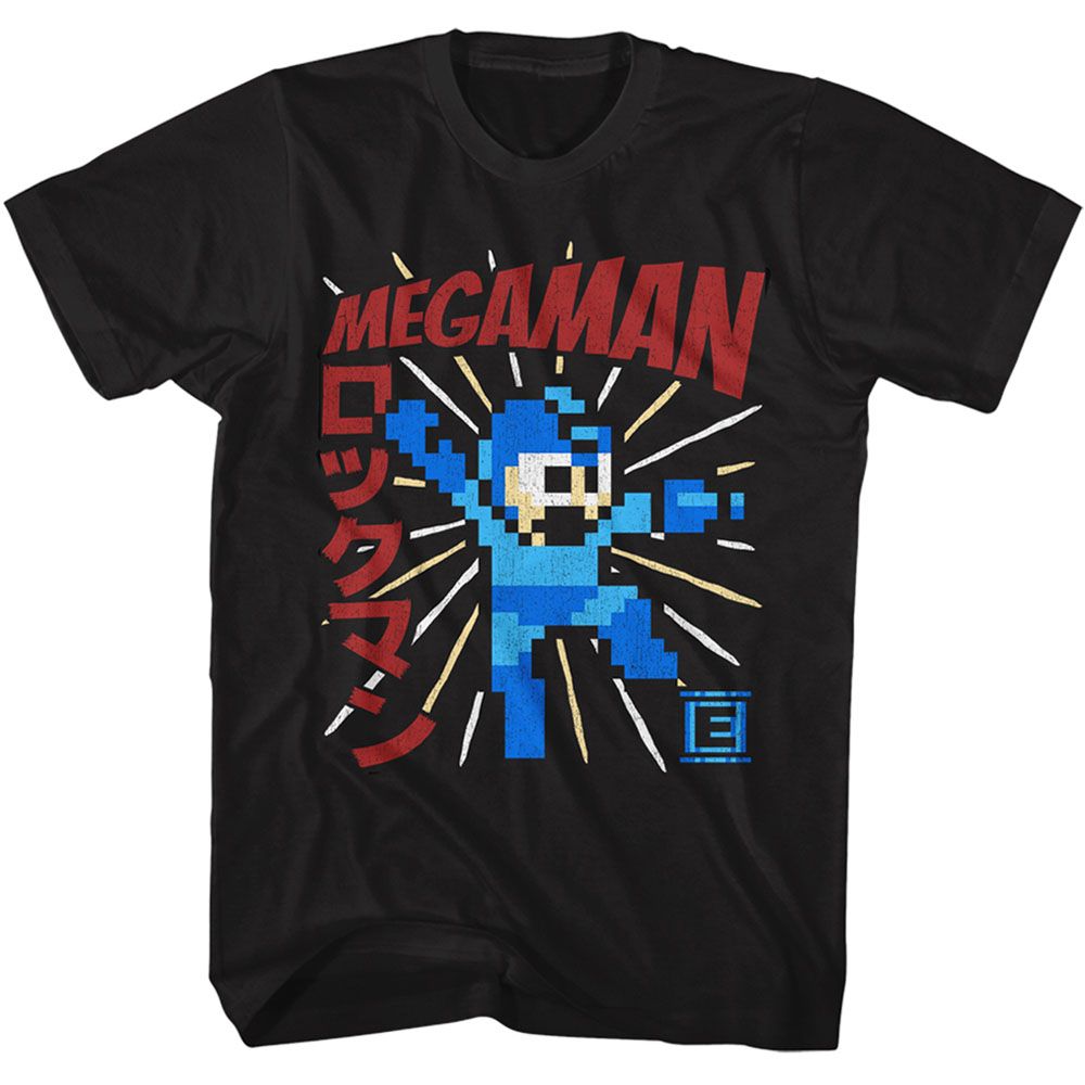 Mega Man - Megaman Energy Booster - Short Sleeve - Adult - T-Shirt