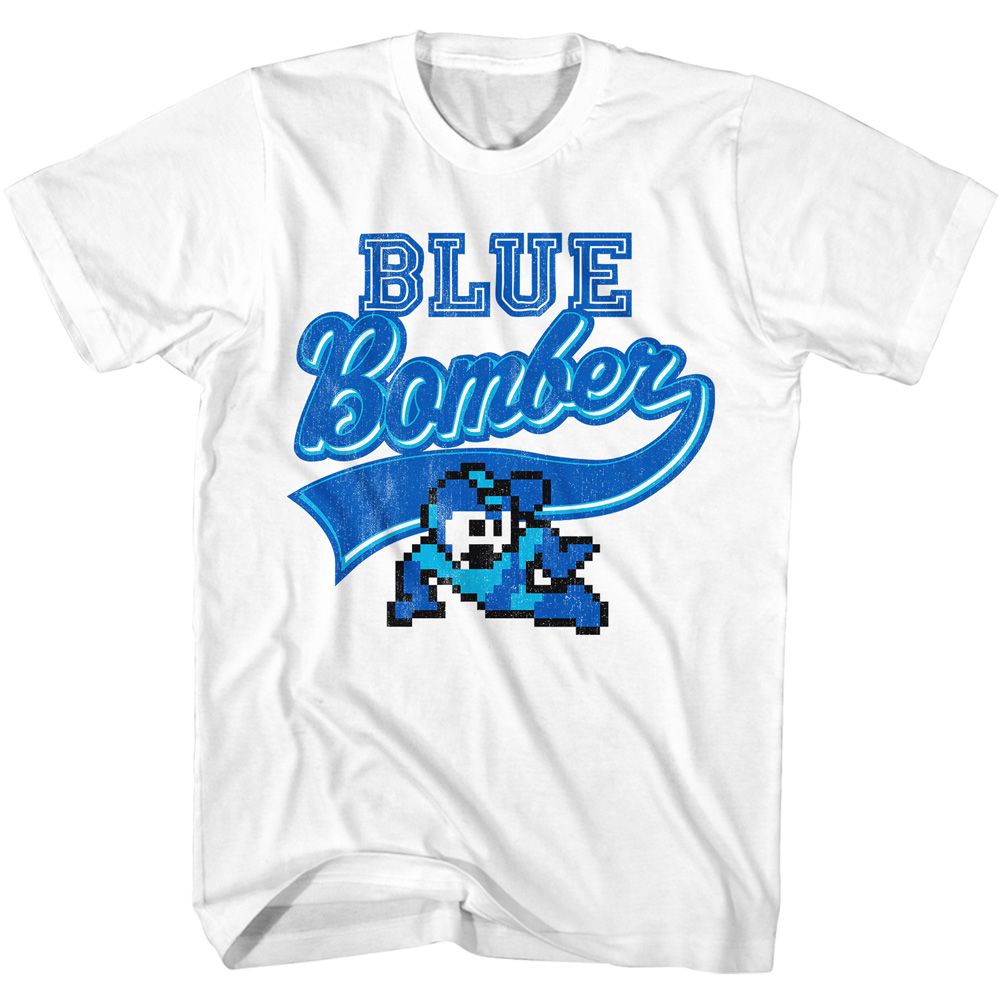 Mega Man - Megaman Blue Bomber 2 - Short Sleeve - Adult - T-Shirt