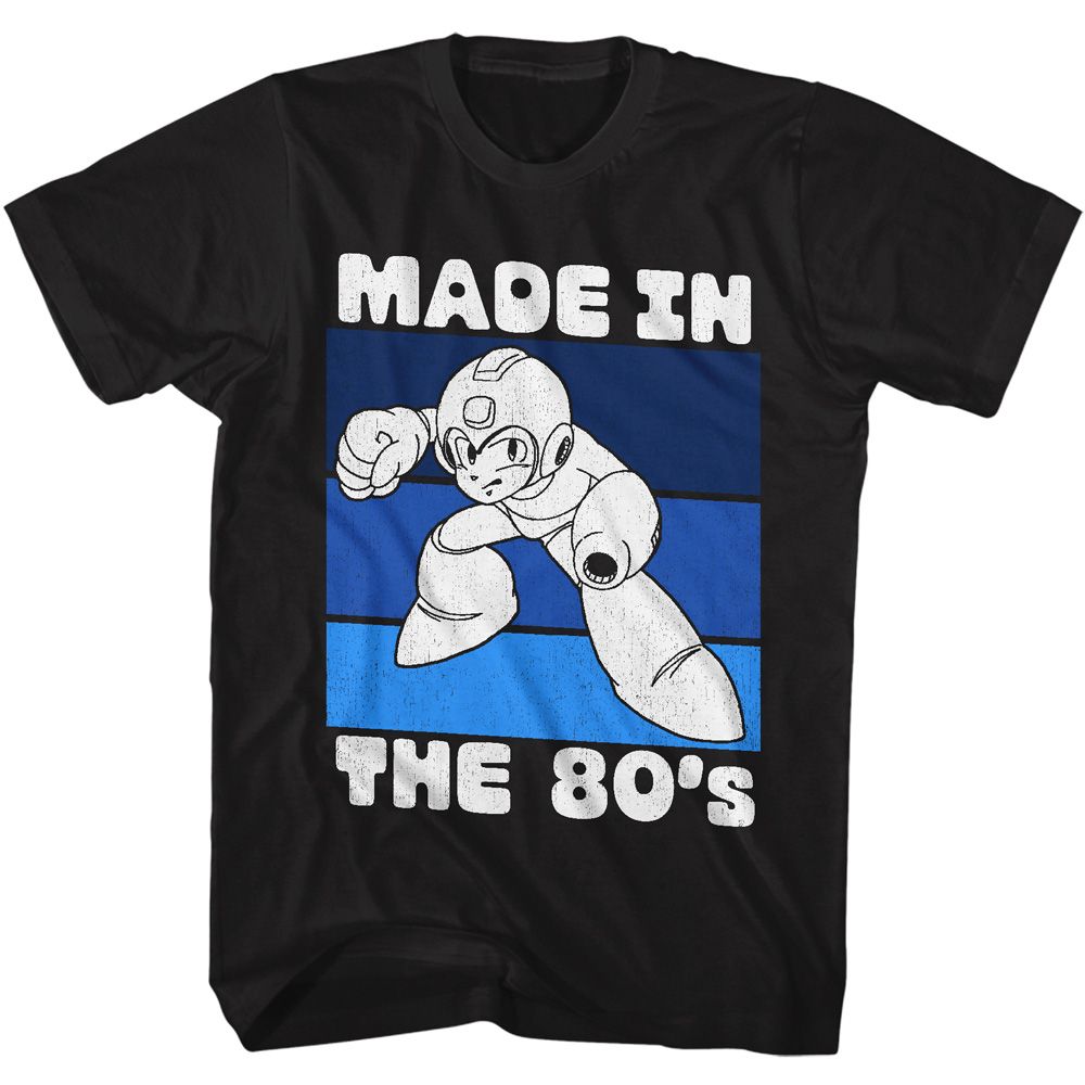 Mega Man - Megaman Made In The 80s - Short Sleeve - Adult - T-Shirt
