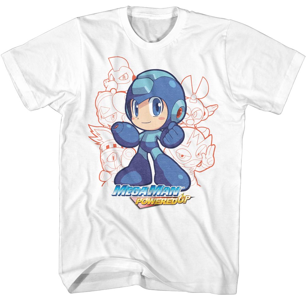 Mega Man - Character Group - Short Sleeve - Adult - T-Shirt