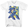 Mega Man - Multiple Poses - Short Sleeve - Adult - T-Shirt
