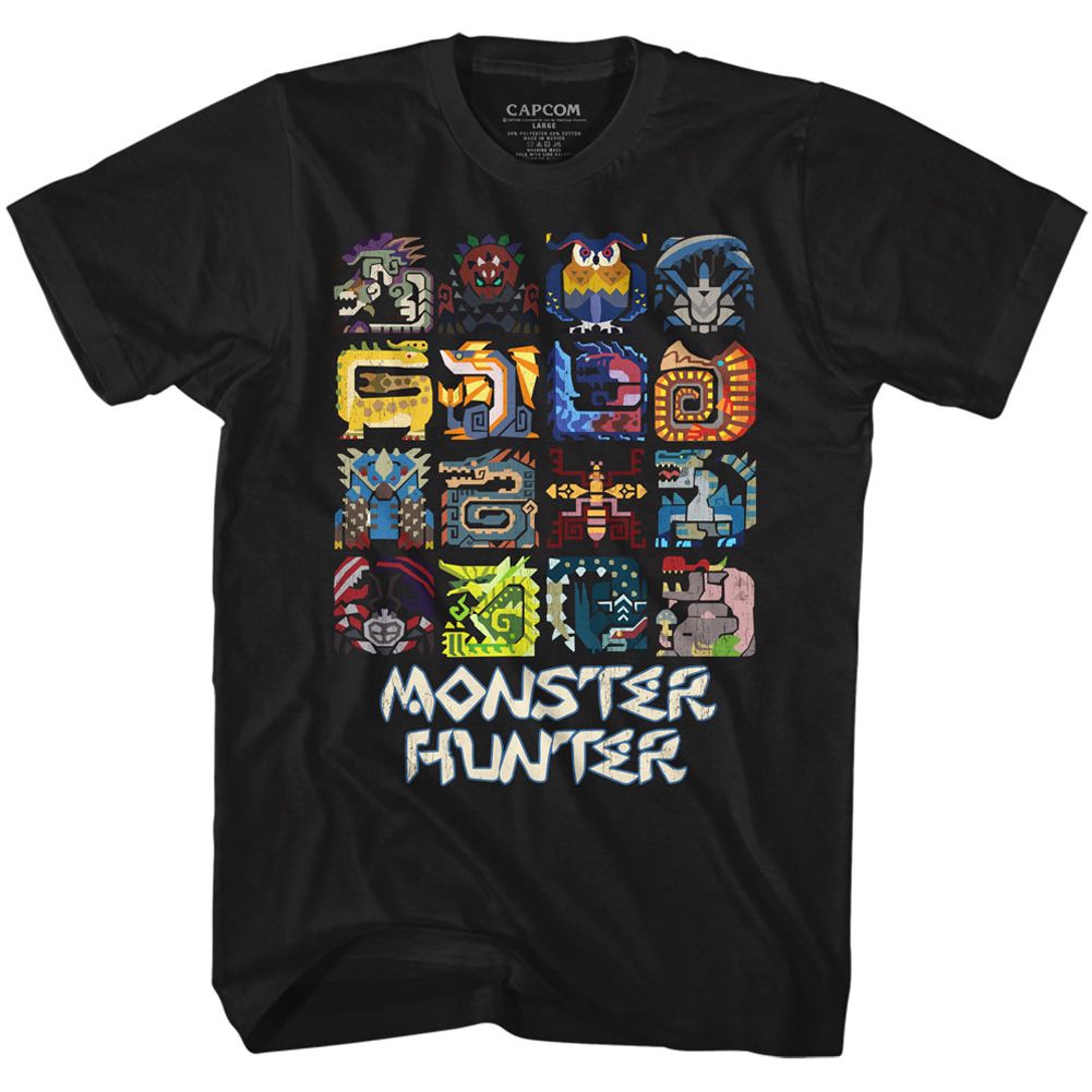 Monster Hunter - Symbols 3 - Short Sleeve - Adult - T-Shirt