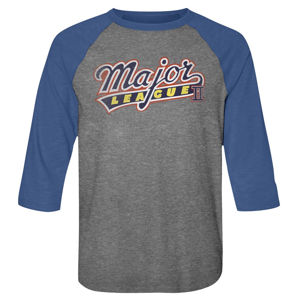 Major League - Logo - 3/4 Sleeve - Heather - Adult - Raglan Shirt