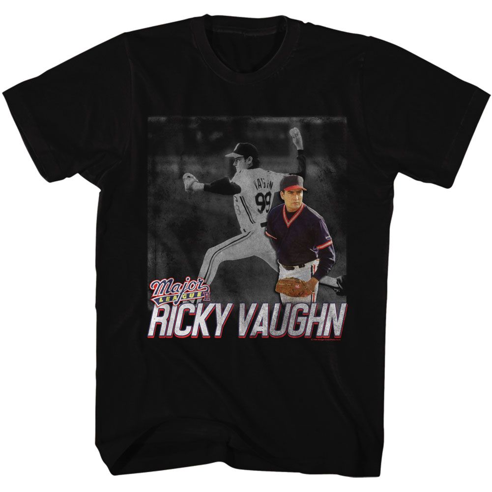Major League - Ricky Pitching - Short Sleeve - Adult - T-Shirt