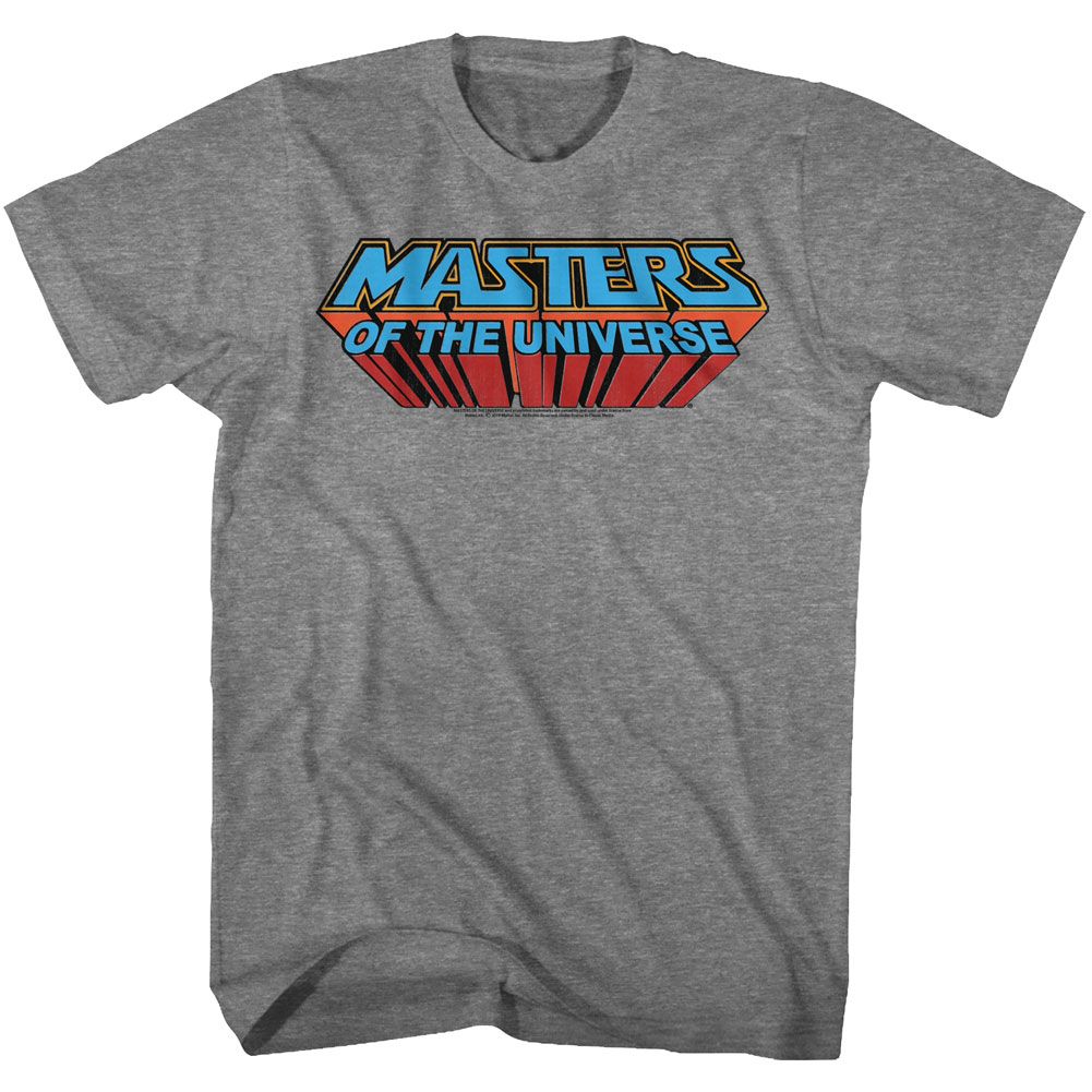 Masters Of The Universe - Logo Retro - Short Sleeve - Heather - Adult - T-Shirt