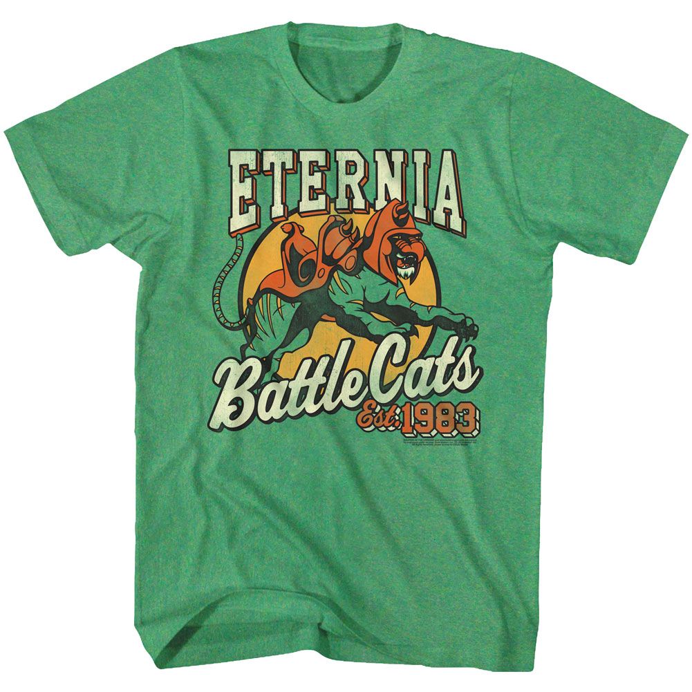 Masters Of The Universe - Eternia Battle Cats - Short Sleeve - Heather - Adult - T-Shirt