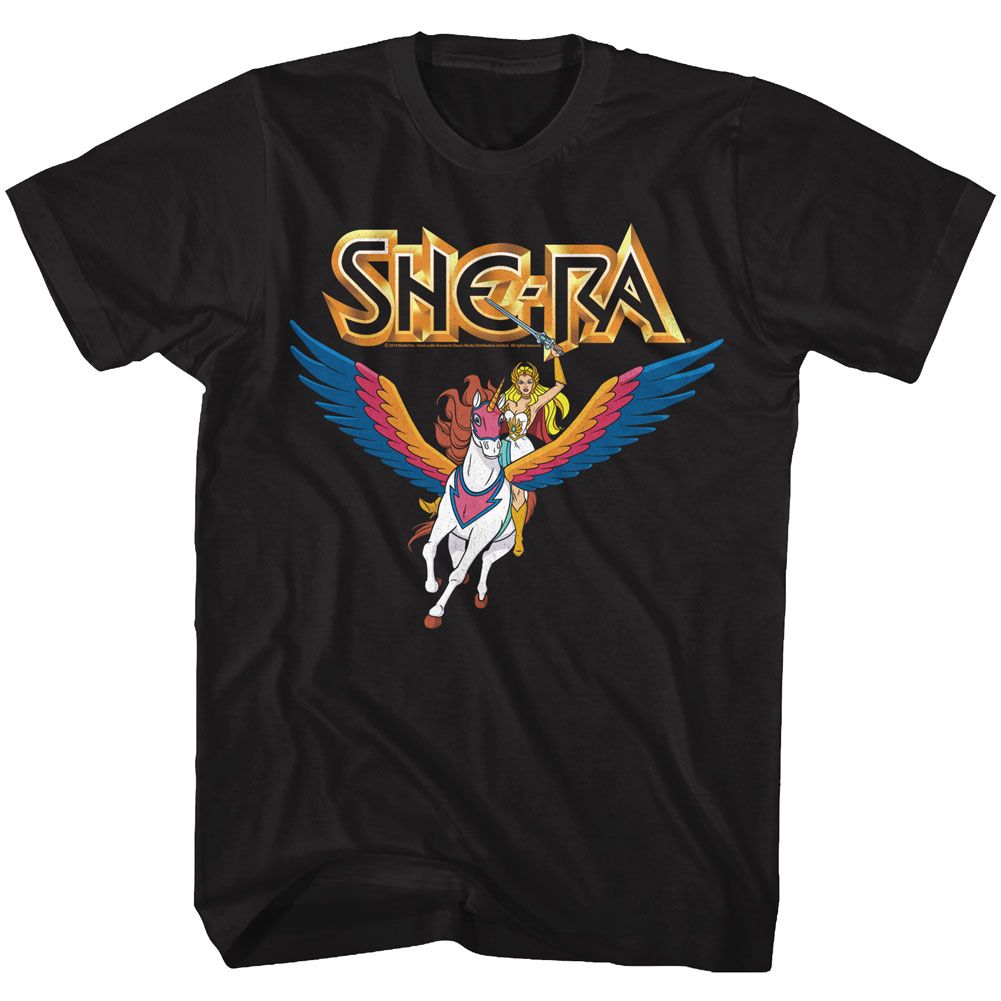 She-Ra And Swiftwind Adult T-Shirt