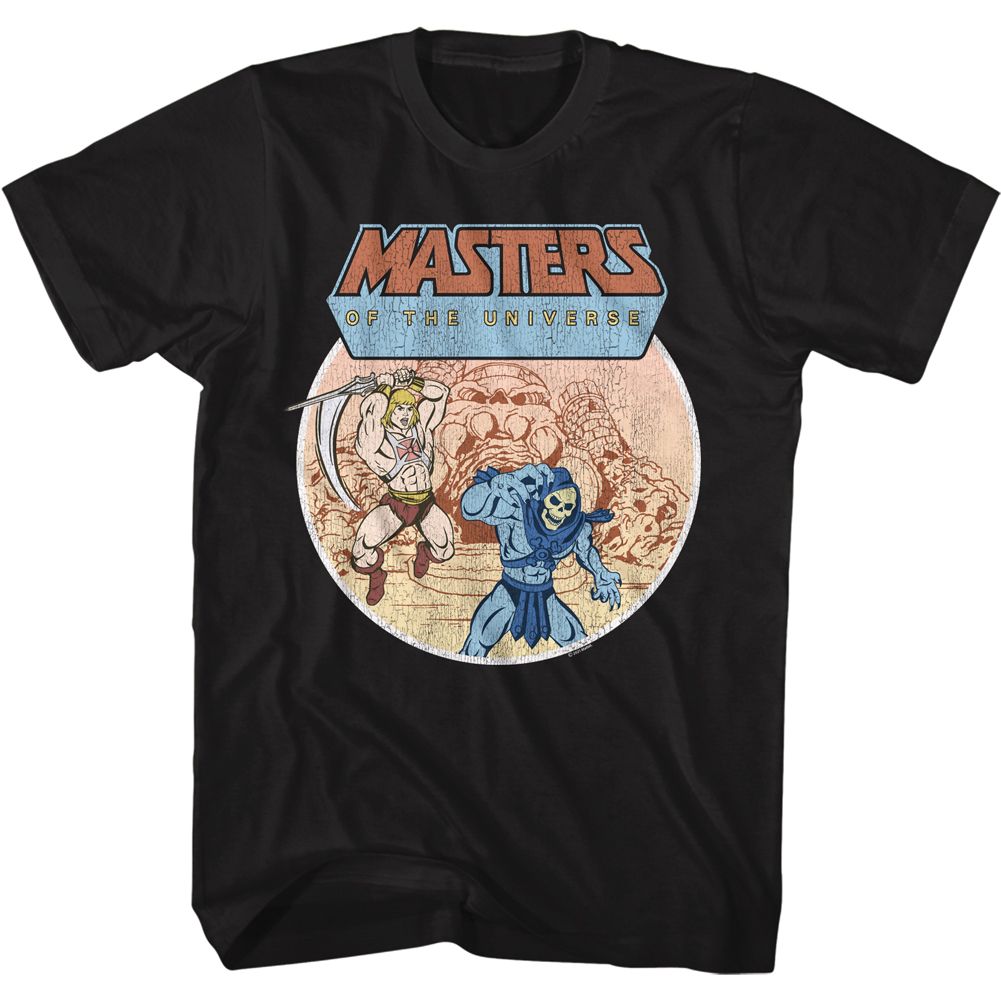 Masters Of The Universe - He-Man & Skeletor Battle - Short Sleeve - Adult - T-Shirt
