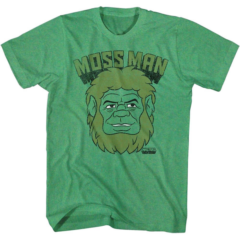 Masters Of The Universe - Moss Man Head - Short Sleeve - Heather - Adult - T-Shirt