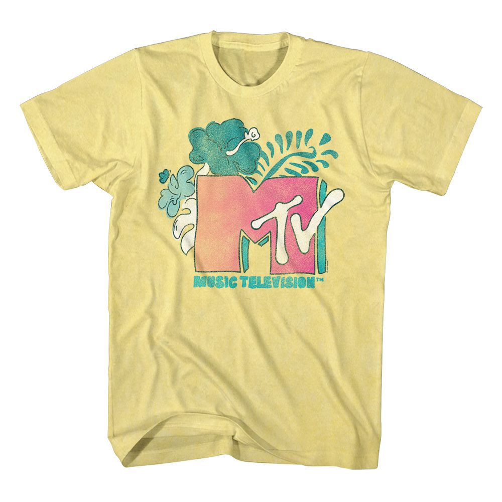 MTV - Tropical Logo - Short Sleeve - Heather - Adult - T-Shirt