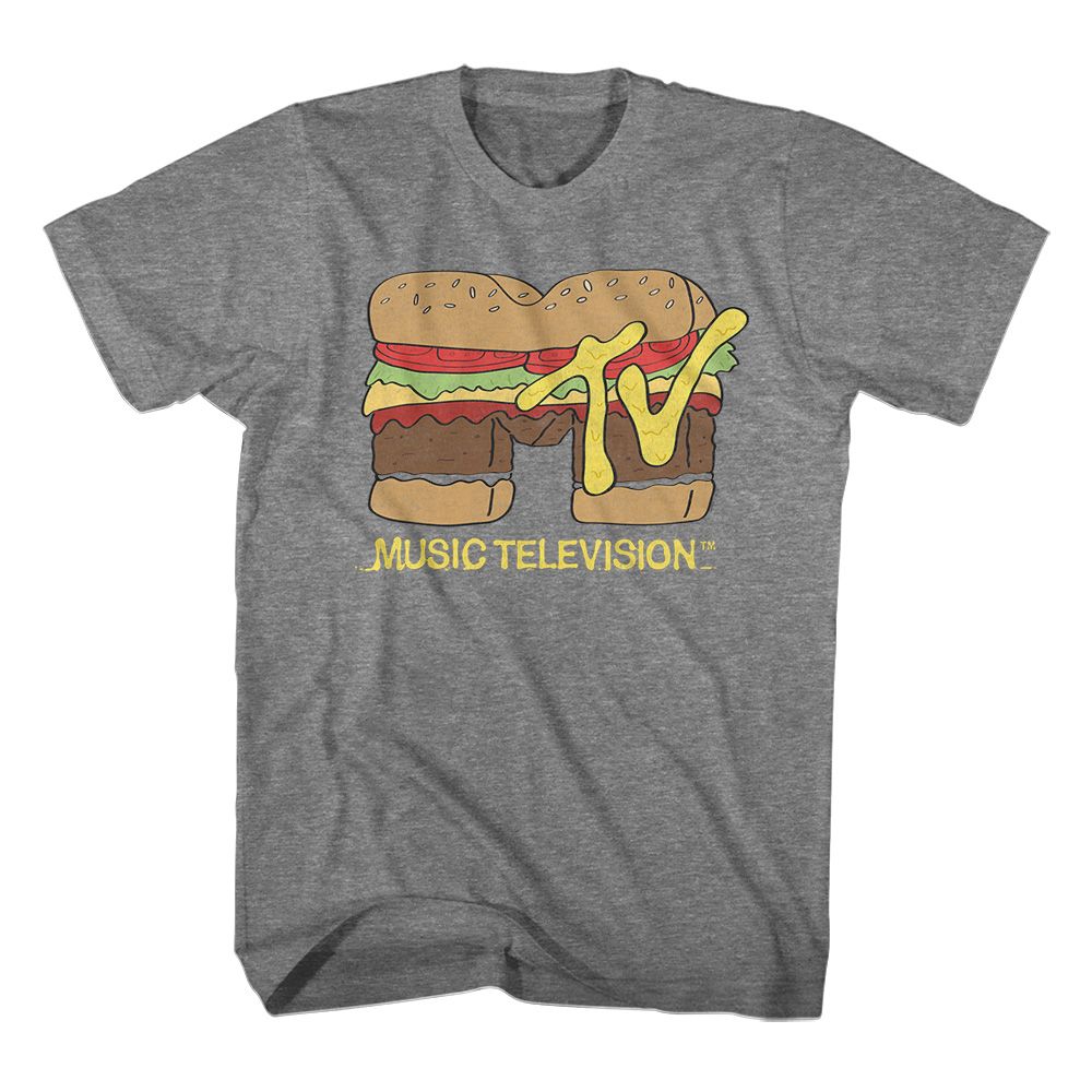 MTV - Burger - Short Sleeve - Adult - T-Shirt