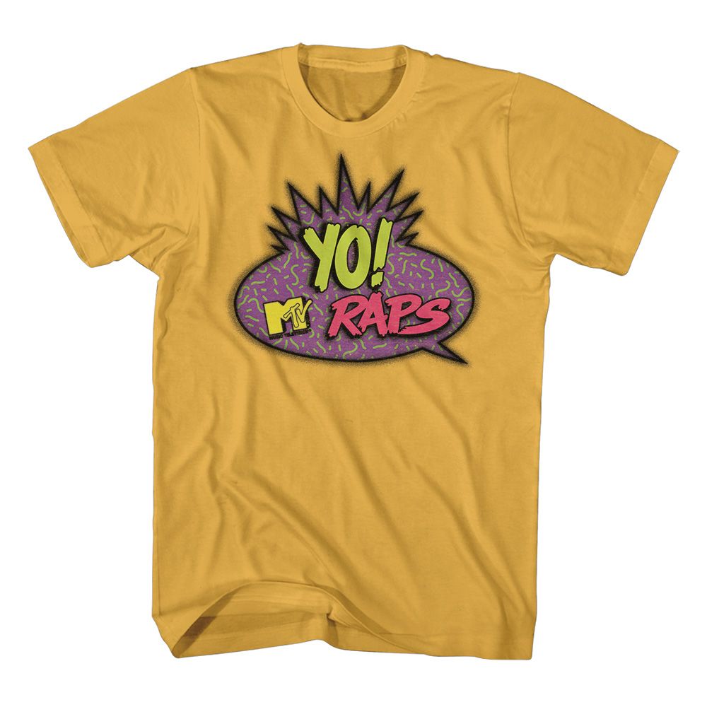 MTV - Bright Yo Raps - Short Sleeve - Adult - T-Shirt