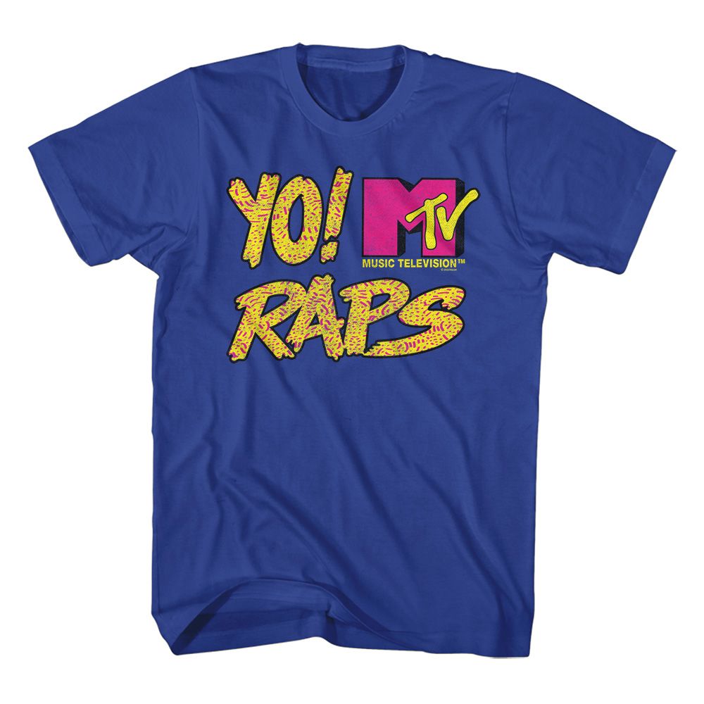 MTV - Yo Raps Texture - Short Sleeve - Adult - T-Shirt