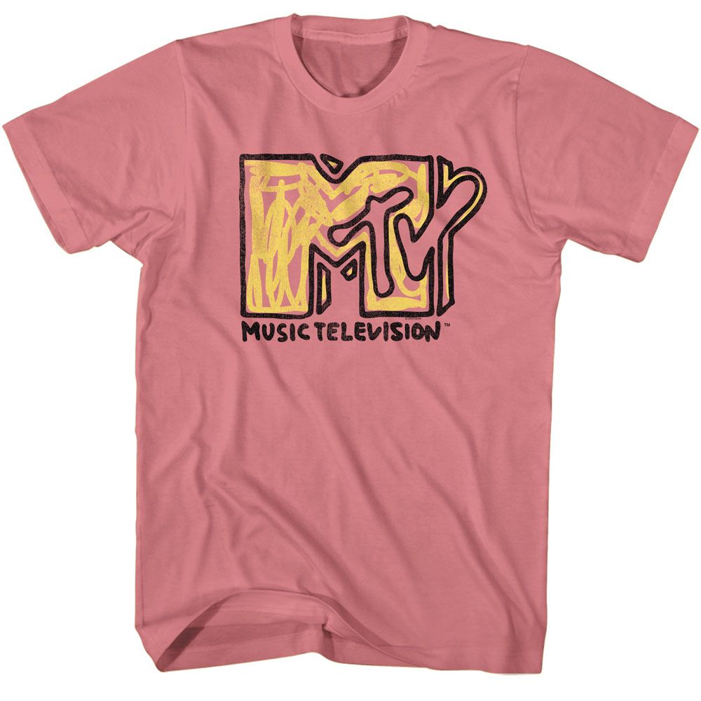 MTV - Scribble Logo - Short Sleeve - Adult - T-Shirt