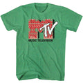 MTV - Christmas Sweater - Short Sleeve - Heather - Adult - T-Shirt