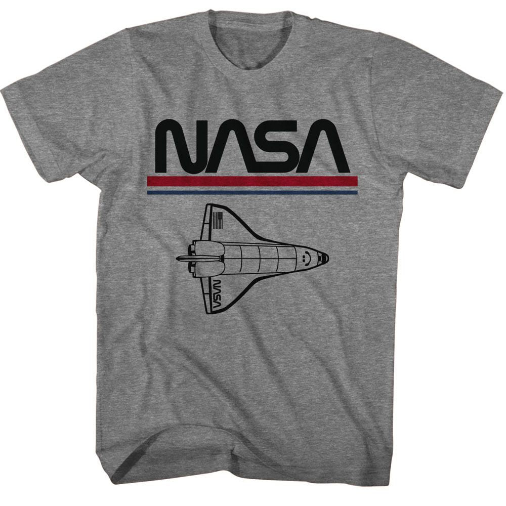 Nasa - Worm Logo Shuttle - Short Sleeve - Adult - T-Shirt