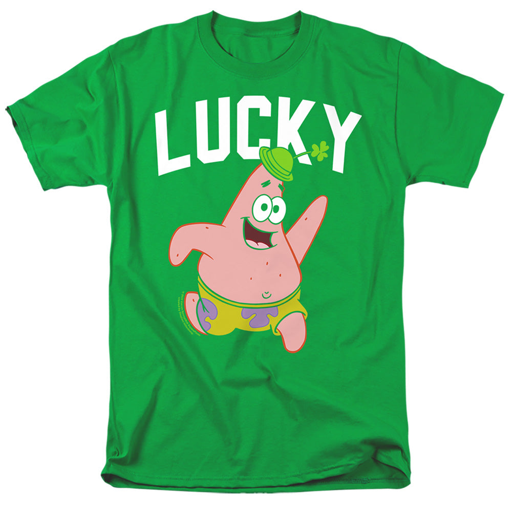 SpongeBob SquarePants - St. Patrick's Day Lucky Patrick - Adult Men T-Shirt