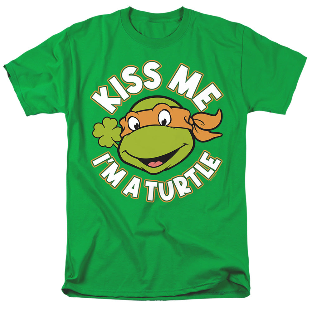 TMNT - Teenage Mutant Ninja Turtles - St. Patrick's Day Kiss Me - Adult Men T-Shirt
