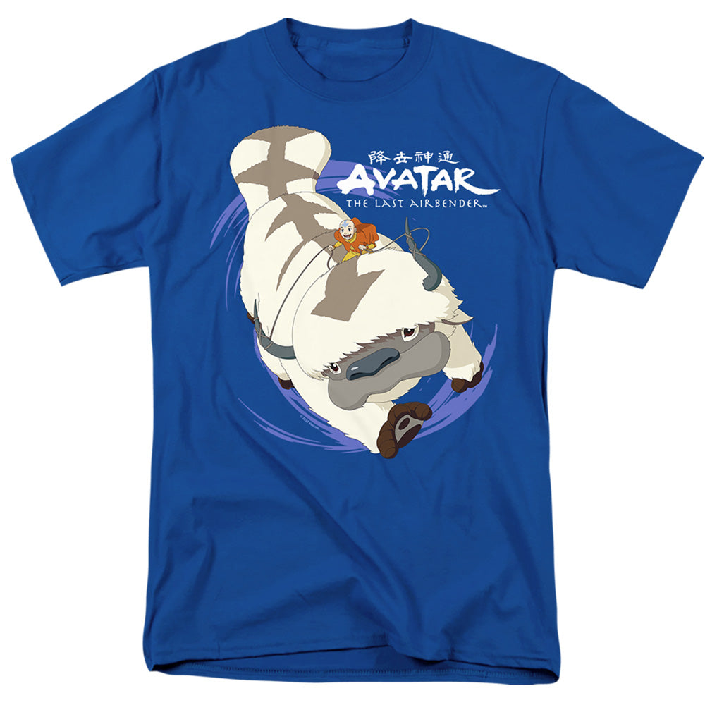 Avatar The Last Airbender - Appa In Flight - Adult Men T-Shirt