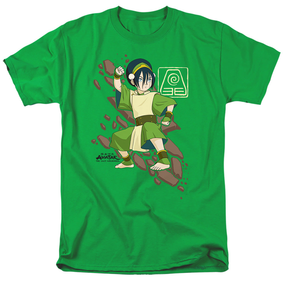 Avatar The Last Airbender - Toph Rock Slide - Adult Men T-Shirt